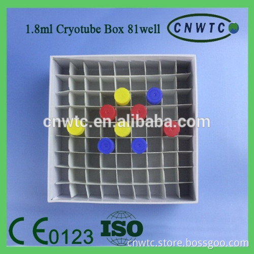 Cryotube Box for paper